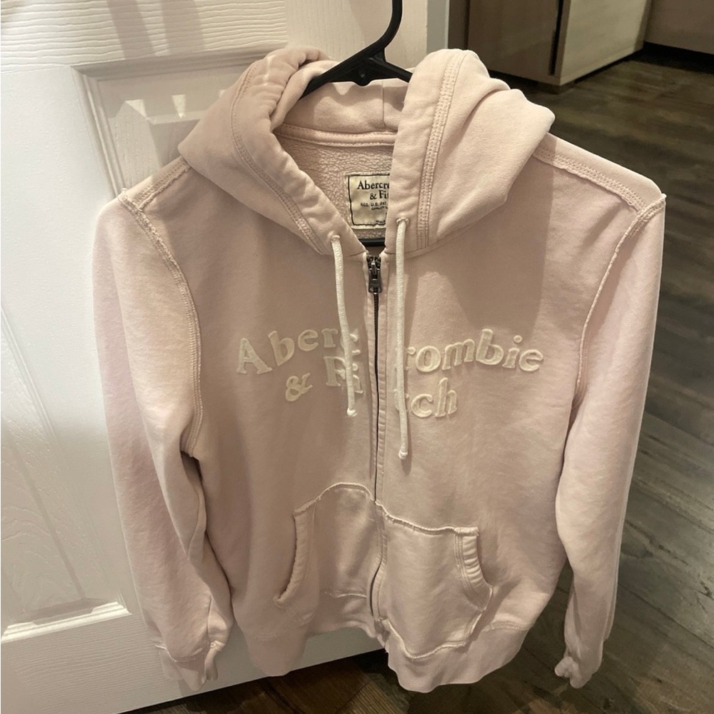 Abercrombie & Fitch light pink Hoodie